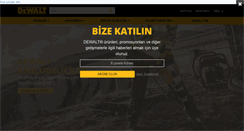 Desktop Screenshot of dewalt.com.tr