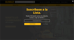 Desktop Screenshot of dewalt.com.co