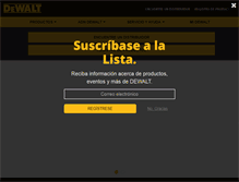 Tablet Screenshot of dewalt.com.co